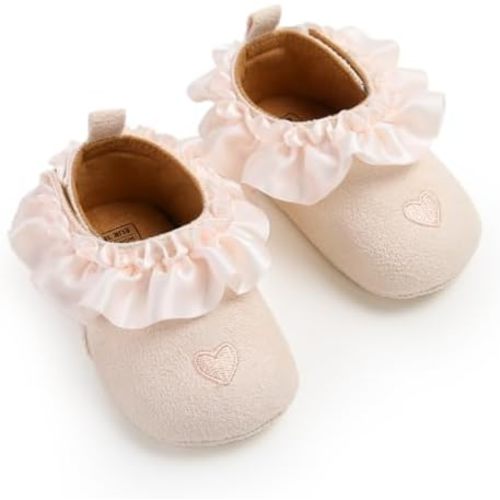 Ohwawadi Infant Baby Boys Girls Slippers Cozy Fleece Booties Soft Bottom Warm Cartoon Socks Newborn Crib Shoes