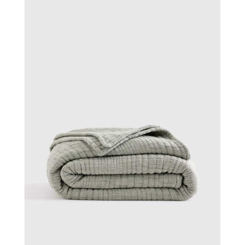 Organic Cotton Channel Quilt in Green