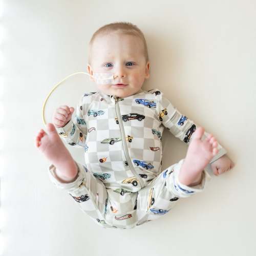 Zippered Romper in Fast and Fierce