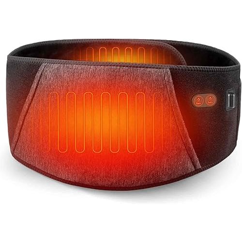 Heated Waist Belt,Heating Pad for Low Back and Belly,Women’s Cordless Heating Belt for Period Cramps - Rechargeable & Slim Design