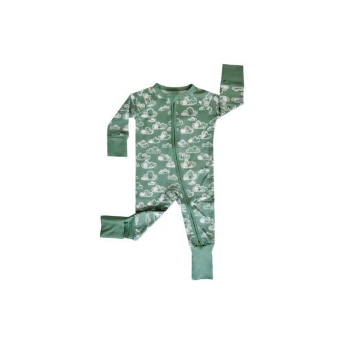tiny knot co. Newborn, Infant Gender Neutral Buttery Soft Convertible Romper Foldover Mittens & Footies with Grippers TENCEL Modal One Piece Pajamas