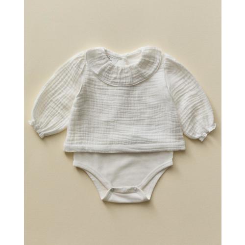 MUSLIN BABY BODYSUIT | Zara Home United States of America