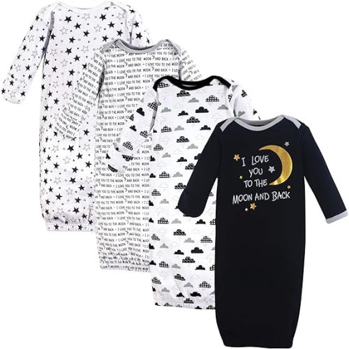 Hudson Baby Unisex Baby Cotton Gowns