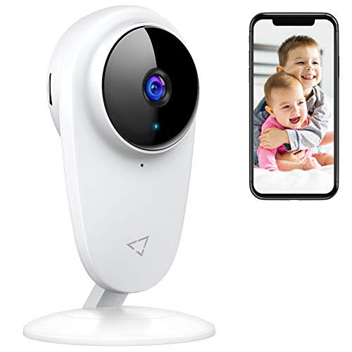 Victure 1080P FHD Baby Monitor Pet Camera 2.4G Wireless Indoor Home Security Camera with Two-Way Audio Motion Detection Night Vision for Baby/Pet/Nanny/Elderly Compatible with iOS & Android System