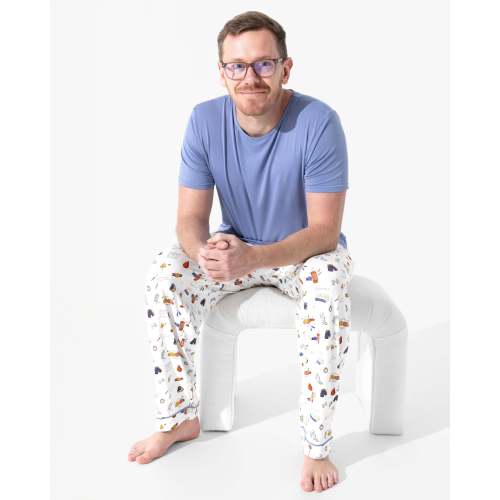 Boxing Bamboo Men's Pajama Set