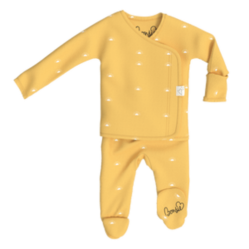 Footie - Mint Twist – Bonsie Skin to Skin Babywear