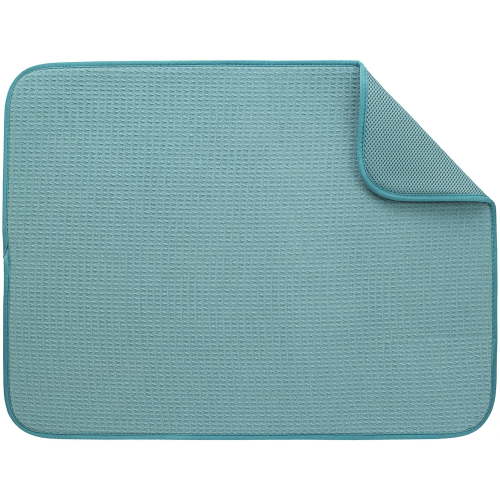 Mainstays Microfiber Dish Drying Mat Teal