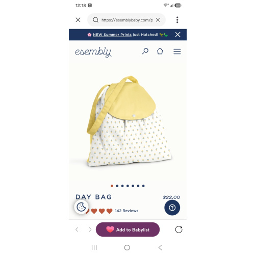 Washable Diaper Wet Bag - Esembly Baby