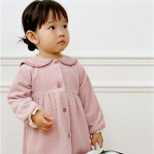 THICK CORDUROY DRESS - Pink | ZARA United States