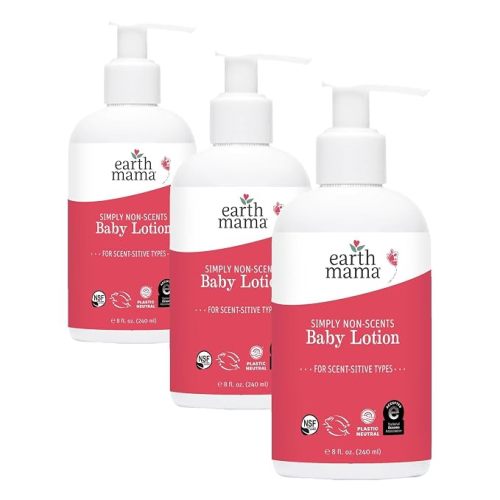 Earth Mama - Simply Non-Scents Baby Lotion for Dry Skin - 8 oz