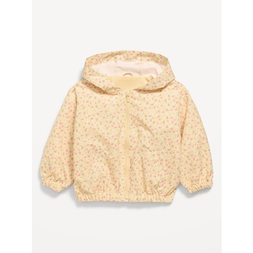 Printed Hooded Track Jacket for Toddler Girls