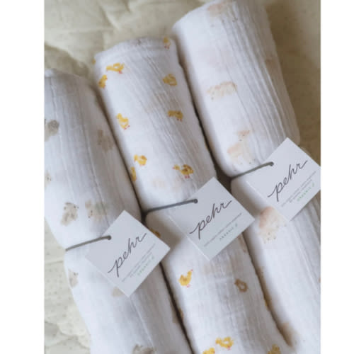 Organic Cotton Muslin Swaddle