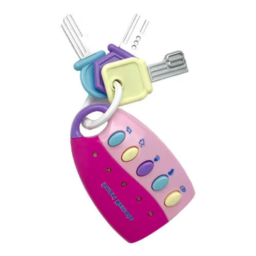 Early Education Toys FunKeys Toy Funky Toy Keys for Toddlers and Babies Interactive Toy Car Keys with Blue Remote Featuring Light and Sounds