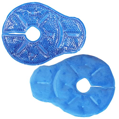 Breast Therapy Pads Breast Ice Pack, Hot Cold Breastfeeding Gel Pads, Breastfeeding Essentials and Postpartum Recovery, Nursing Pain Relief for Mastitis 2 Pads