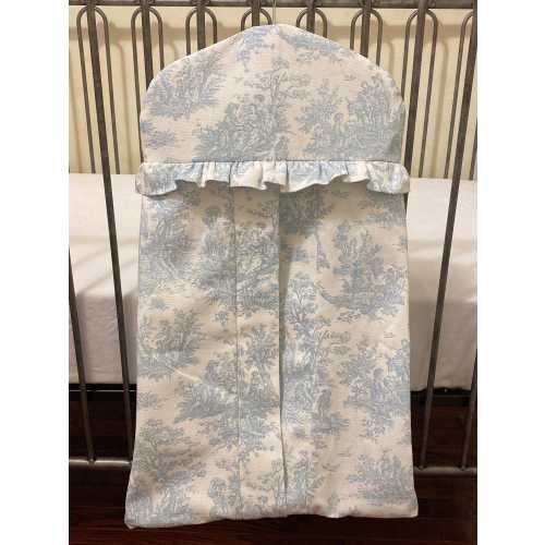 Toile Diaper Stacker: Blue, Pink, Green, Lavender Hanger Style Baby Girl Nursery Organizer