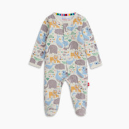 Magnetic Me Organic Cotton Footie - Little Lovin, 3-6 M