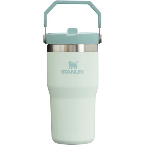 Stanley IceFlow Flip Straw Tumbler with Handle | Twist On Lid and Flip Up Straw | Leak Resistant Water Bottle | Insulated Stainless Steel | BPA-Free