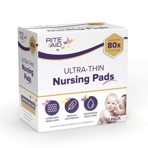 Rite Aid Ultra-Thin Soft Nursing Breast Pads - 40pk