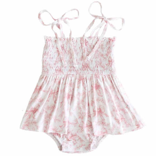 Smocked Twirl Bodysuit | Fancy Frills