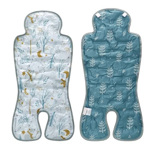 Miracle Baby Gel Cooling Pad for Car Seat, Stroller & High Chair - Universal Double-Sided Baby Cooler Mat | Gel Ice Cushion | Summer Infant Seat Cooler (1-Pack)