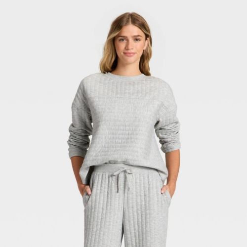 Women's Quilted Lounge Sweatshirt - Auden™