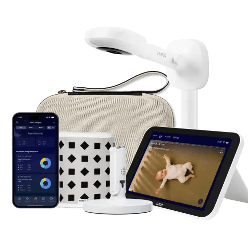 Nanit Baby Monitor - The Best Sellers Bundle - Two Tone Canvas