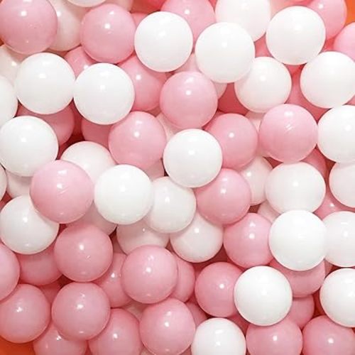 MoonxHome Ball Pit Balls for Toddlers, BPA Free Crush Proof Plastic Toy Balls for Ball Pit, Children's Pool Water Toys, Macaron Ocean Balls for Play Tent 2.15 Inch Pack of 100 200 500 800 1000