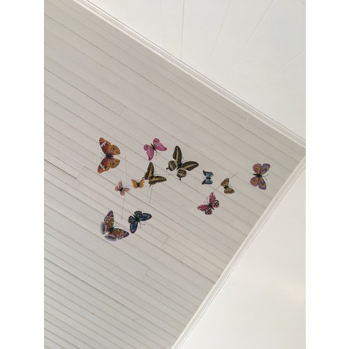Colorful Butterfly Mobile: Decorative Hanging Art