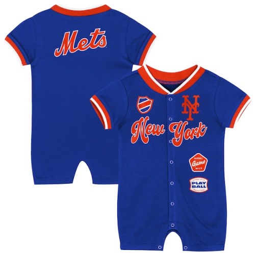 Infant New York Mets Outerstuff Royal Pinch Coverall