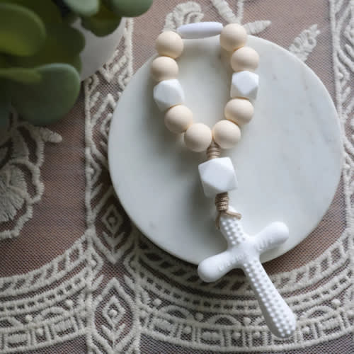 Silicone Decade Rosary Teether | Psalm
