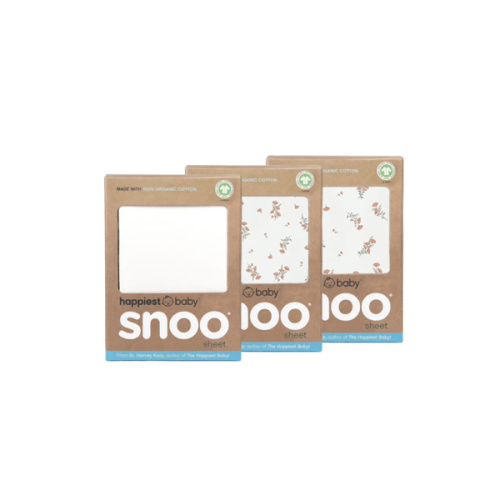 100% Organic Cotton Baby Bassinet Sheets for SNOO