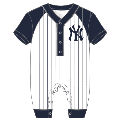Yankees Baby Pinstripe Coverall