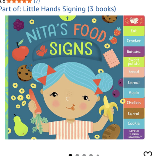 Nita's Food Signs: An Interactive ASL Board Book (Little Hands Signing)