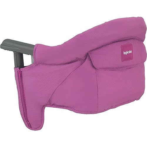 Inglesina Fast Table Chair - Award-Winning Convenient Baby High Chair - Use at Most Tables or Restaurants Without Leaving Scratches (Fuchsia Pink), 14x17x11 Inch (Pack of 1) (AY90F6FUXUS/D)