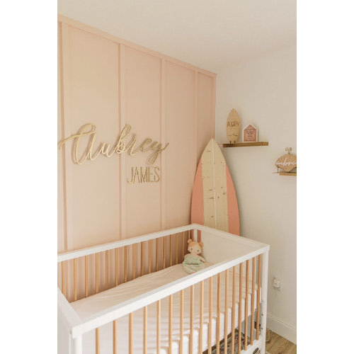 Name Sign | Cursive and Block Font Name Sign for Nursery