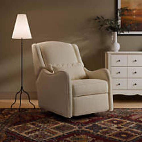 Namesake Devon Ivory Swivel Glider Nursery Chair