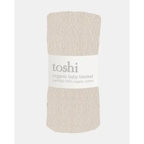 Toshi Organic Blanket | Bowie Oatmeal