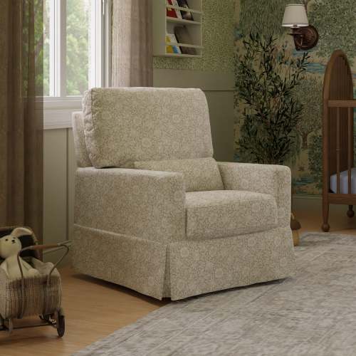 Namesake Morris & Co. x Namesake Crawford Pillowback Comfort Swivel Glider