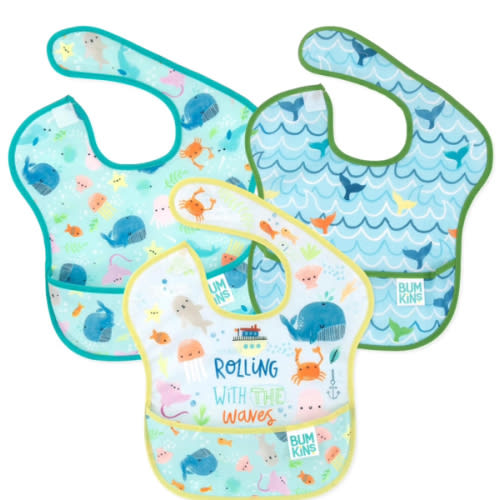 "Rollin With the Waves" Award-Winning SuperBib 6-24 mos | Bumkins