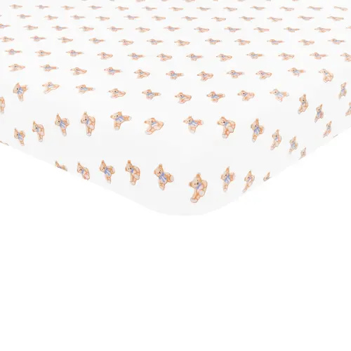 Crib Sheet in Teddy Bear