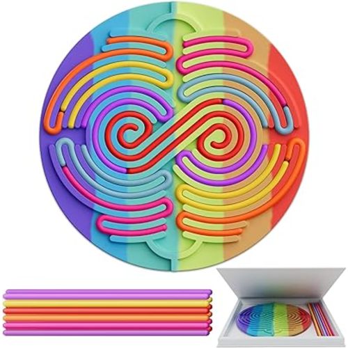 Sensory Activity Board for Kids Toddler Boys , Sensory Fidget Toys for Stress Anxiety Autistic ADHD, Calm Down Travel Airplane Essentials Toys for 3+ Year Old, Stuffers Gifts for Teen Girl