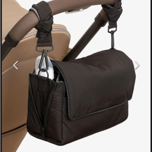 Convertible Stroller Caddy Crossbody - BLACK