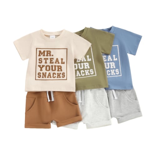 MR STEAL YOUR SNACKS Summer Outfit - Hazel & Bo