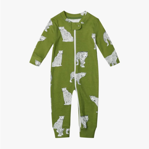 Owlivia Organic Cotton Baby Boy Girl Zip up Sleep 'N Play Pjs, Footless, Long Sleeve