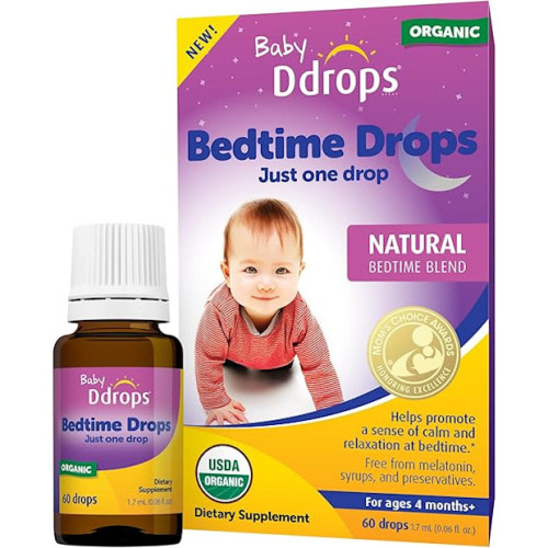 Ddrops Baby  Bedtime Drops, 60 Count