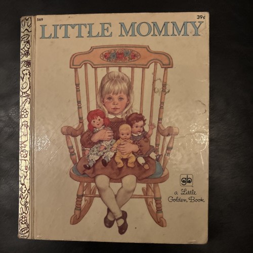 Vintage Children's Little Golden Book 1971~ LITTLE MOMMY ~ Sharon Kane