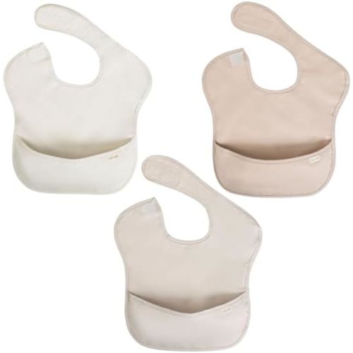 Ali+Oli Smock Bibs for Babies, BPA-Free Waterproof Baby Smock, Machine Washable, Toddlers Ages 6m+