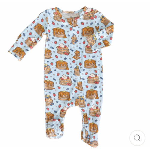 Brunch Buddies One-Piece Footie | Caden Lane