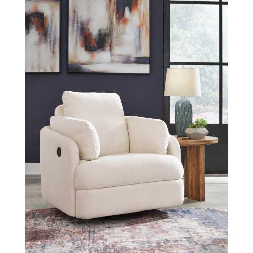 Modmax Next-Gen Nuvella™ Performance Fabric Swivel Glider Recliner color Spice| Ashley