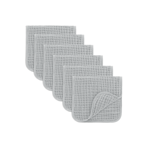 Muslin Burp Cloths - Pack of 6